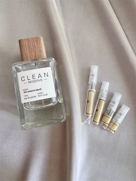 clean reserve perfume samples